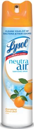 LYSOL NEUTRA AIR Sanitizing Spray  Energizing Citrus Zest